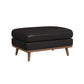 Horizon - Ottoman With Wood Base