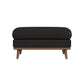 Horizon - Ottoman With Wood Base