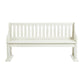 Stone - Pew Bench With Storage - White
