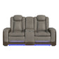 Lantana - Power Motion Loveseat With Power Headrest, LED, And Console