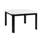 Francesca - 5 Piece Square Counter Dining Set (Table & Four Chairs) - White Marble