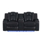 Carlo - Power Motion Loveseat With Power Headrest, Console And LED