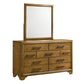 Harmony - Dresser And Mirror Set - Walnut