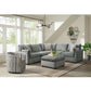 Deville - Modular 5 Piece Sectional - Nova Gray