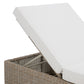 Ollie - Chaise Lounge - Tan And Olefin White Cream