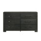 Allan - 6-Drawer Dresser - Black