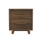 Brisbane - Nightstand With USBC And LED - Brown