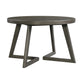 Cross - Round Dining Table - Dark Gray
