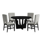 Oregon - 5 Piece Standard Height Dining Set (Round Table And Four Chairs)