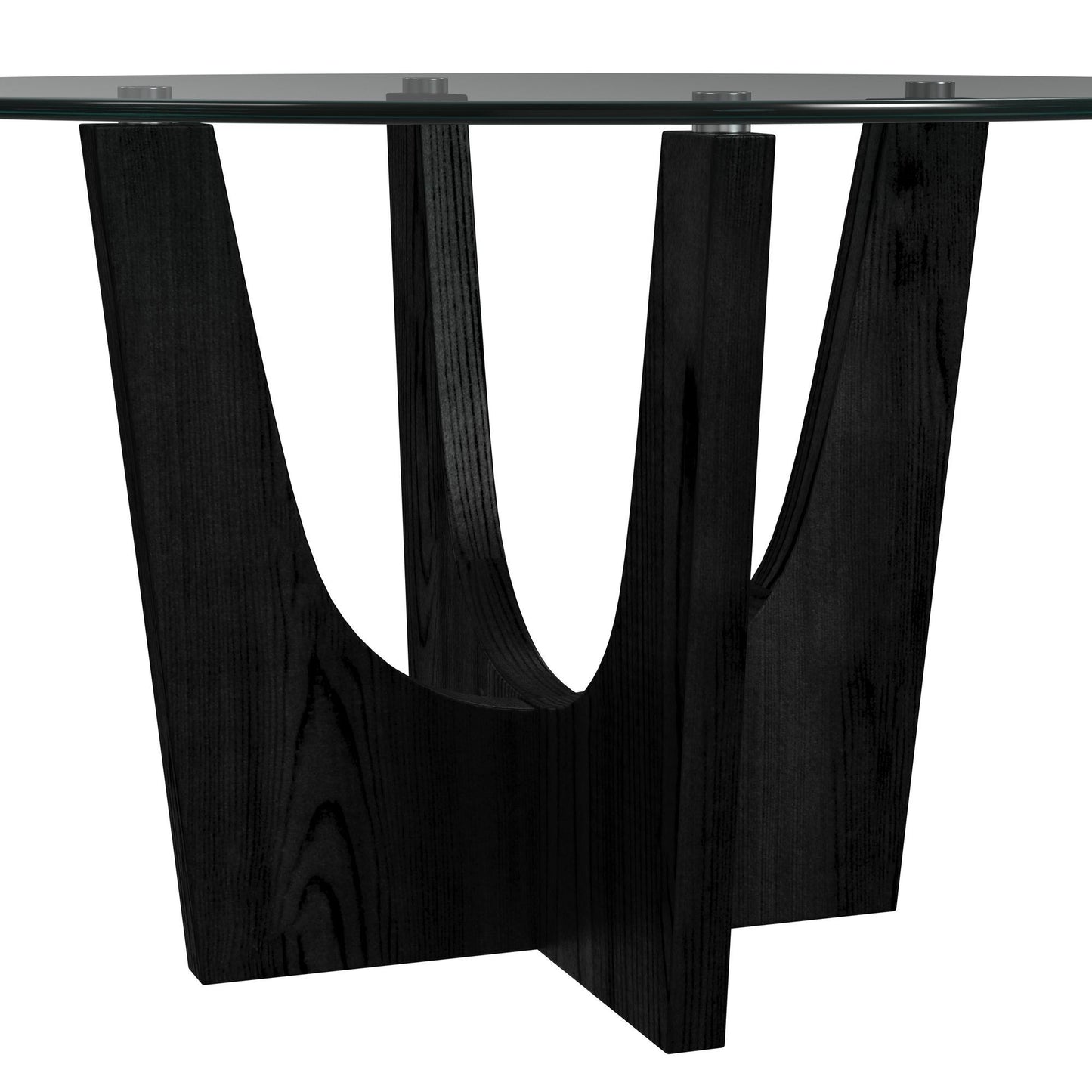 Oregon - Round Table With Glass Top