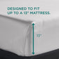 Tempur-Adapt - Tempur-Adapt Luxe Egyptian Cotton Sheets - White