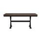 Tulane - 6 Piece Dining Set With Table, 4 Chairs, And Bench - Oak And Black