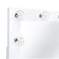 Jacey - Complete Vanity With Lightbulbs - Glossy White
