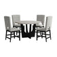 Oregon - 5 Piece Counter Height Dining Set (Round Counter Table And Four Chairs)