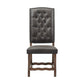 Gramercy - Tufted Tall Back Side Chair (Set of 2) - Chocolate