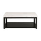 Marcello - Coffee Table With Casters - White