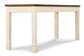Whitesburg Large Dining Room Bench