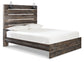 Drystan Queen Panel Bed with Mirrored Dresser