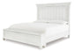 Kanwyn King Panel Bed with Storage with Mirrored Dresser and Chest
