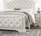 Arlendyne Queen Upholstered Bed with Mirrored Dresser