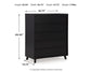 Danziar Queen Panel Bed with Mirrored Dresser and Chest