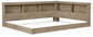 Oliah  Bookcase Storage Bed