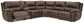 Dunleith 6-Piece Power Reclining Sectional