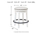 Valebeck UPH Swivel Stool (1/CN)