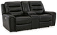 Warlin PWR REC Loveseat/CON/ADJ HDRST