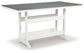 Transville RECT COUNTER TABLE W/UMB OPT