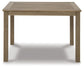 Aria Plains Square Dining Table w/UMB OPT