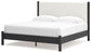 Cadmori  Upholstered Panel Bed
