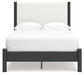 Cadmori  Upholstered Panel Bed