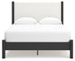 Cadmori  Upholstered Panel Bed