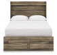 Elbrim Full Panel Storage Bed