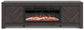 Cayboni 71" TV Stand with Electric Fireplace