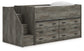 Frandern Twin Loft Bed with Drawer Storage