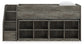 Frandern Twin Loft Bed with Bookcase Storage
