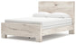 Lawroy Queen Panel Bed with Mirrored Dresser and Chest