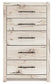 Lawroy Queen Panel Headboard with Mirrored Dresser and Chest