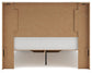Lawroy Queen Panel Headboard with Mirrored Dresser and Chest