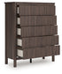 Pamytta Five Drawer Wide Chest