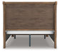 Feddinger Queen Storage Sleigh Bed with Mirrored Dresser