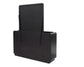 Rowanbeck California King Upholstered Panel Bed with Mirrored Dresser and Nightstand