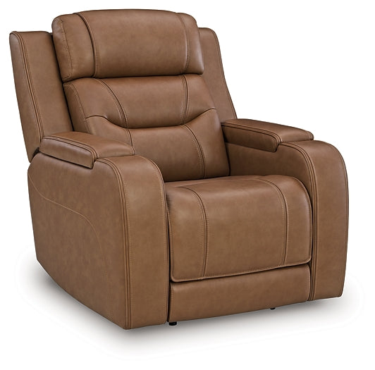 Knightington Power Recliner w/Audio Seating