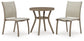 Mission Beach Chairs w/Table Set (3/CN)