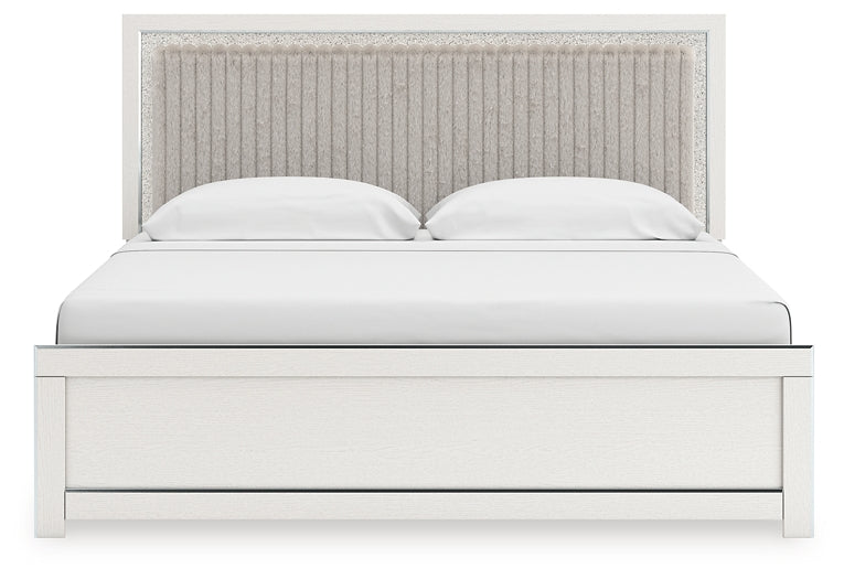 Zuraleus King Upholstered Panel Bed