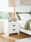 Binterglen Queen Panel Bed with Mirrored Dresser and Nightstand