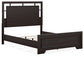 Covetown Queen Panel Bed with Mirrored Dresser and Chest