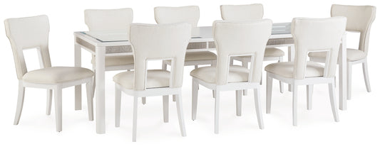 Chalanna Dining Table and 8 Chairs